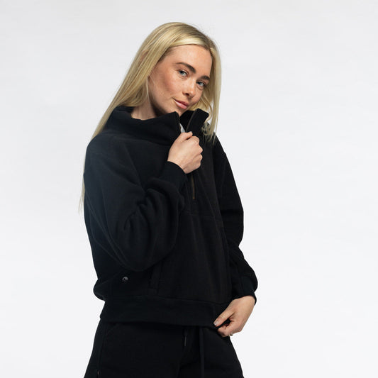 Long Trail Cropped Quarter Zip