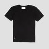 Bickford USA Everyday Tee in black, flat lay front view, heavyweight USA-grown cotton.