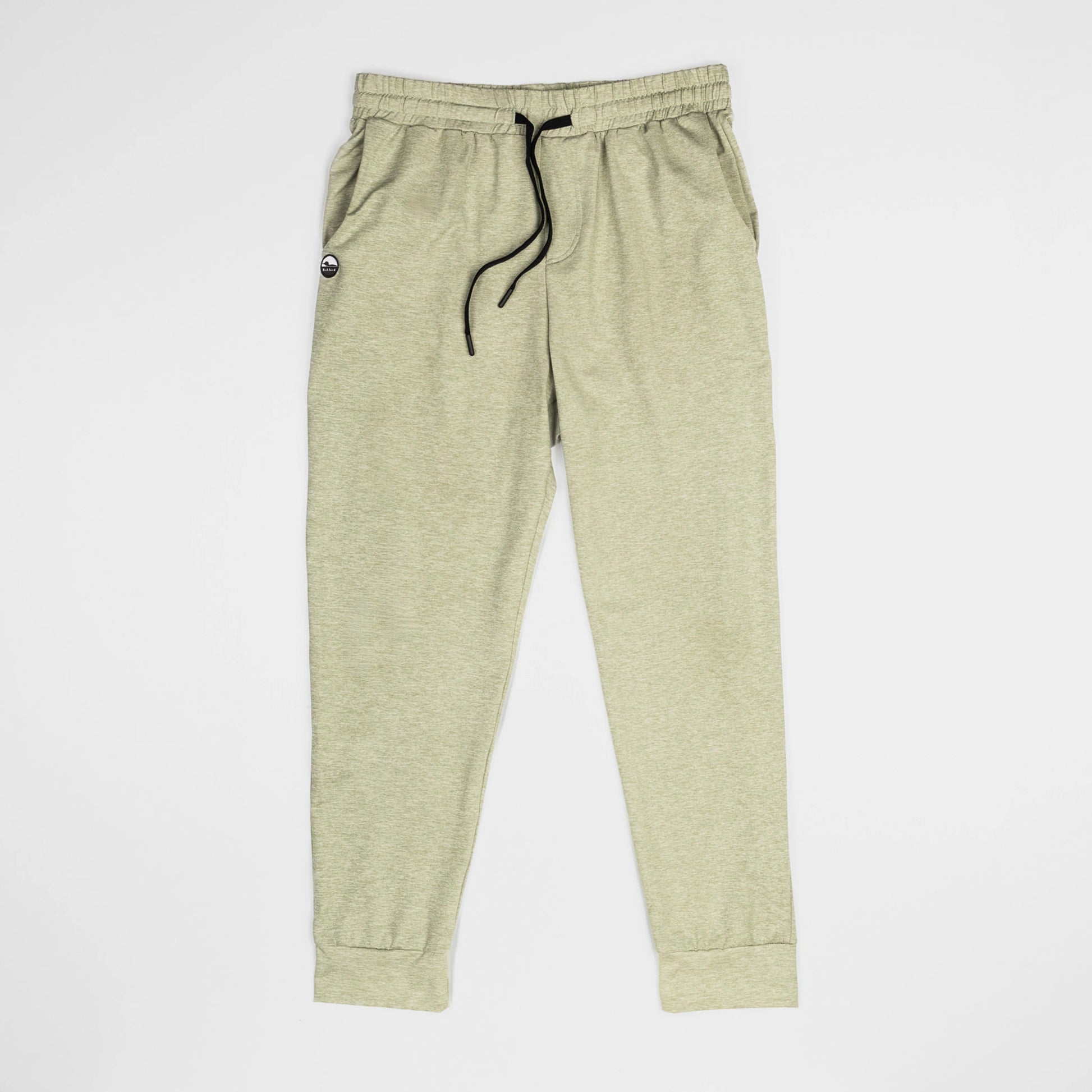Bickford Athletic Joggers in Cloud Gray, flat lay front view with black drawstring