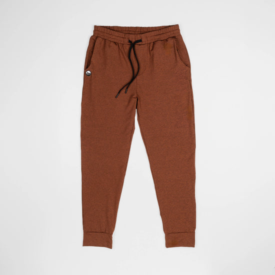 Bickford Athletic Joggers in Rust, flat lay front view with black drawstring