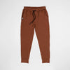 Bickford Athletic Joggers in Rust, flat lay front view with black drawstring