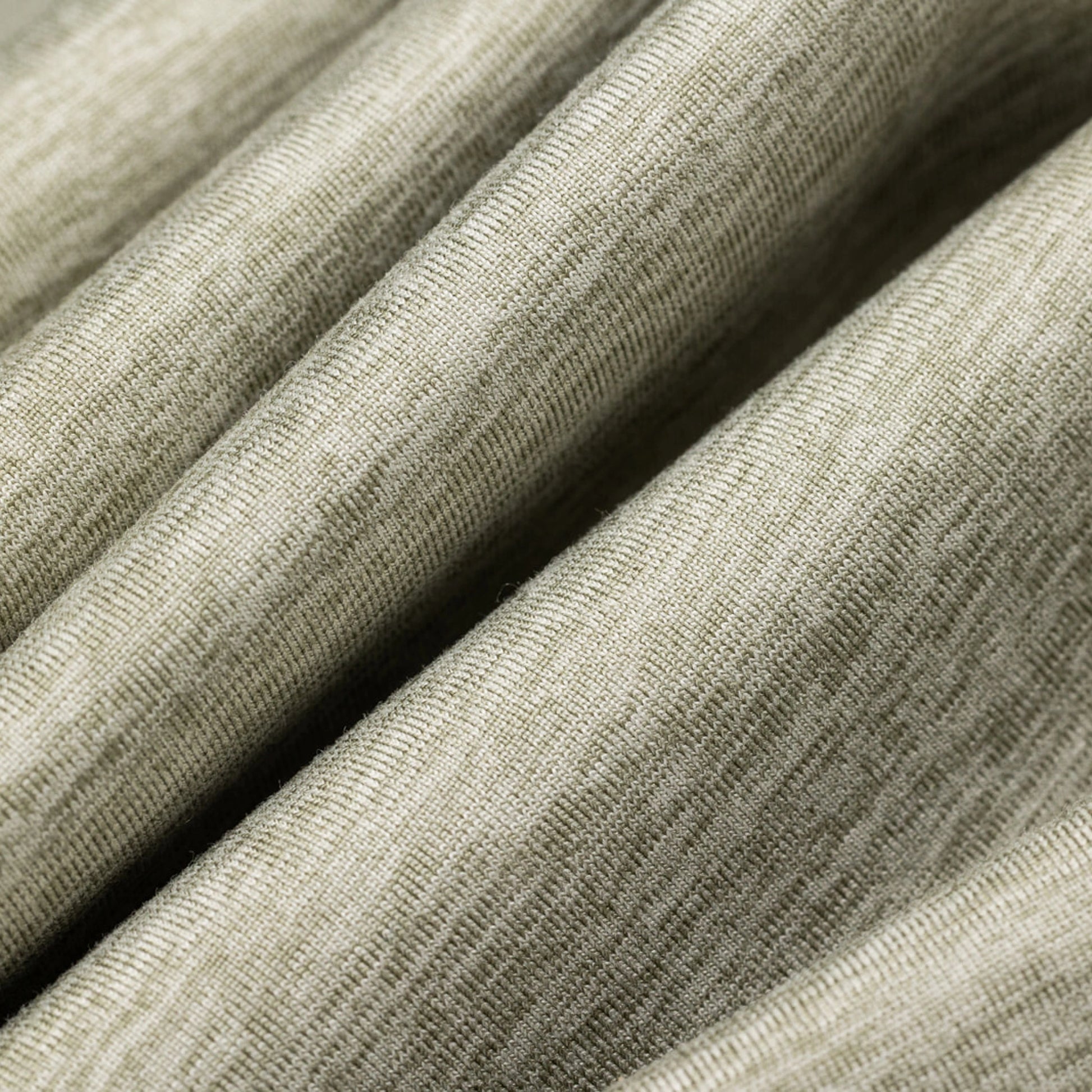 Close-up of the Bickford USA Athletic Leggings fabric in cloud gray, showing the heathered knit texture.