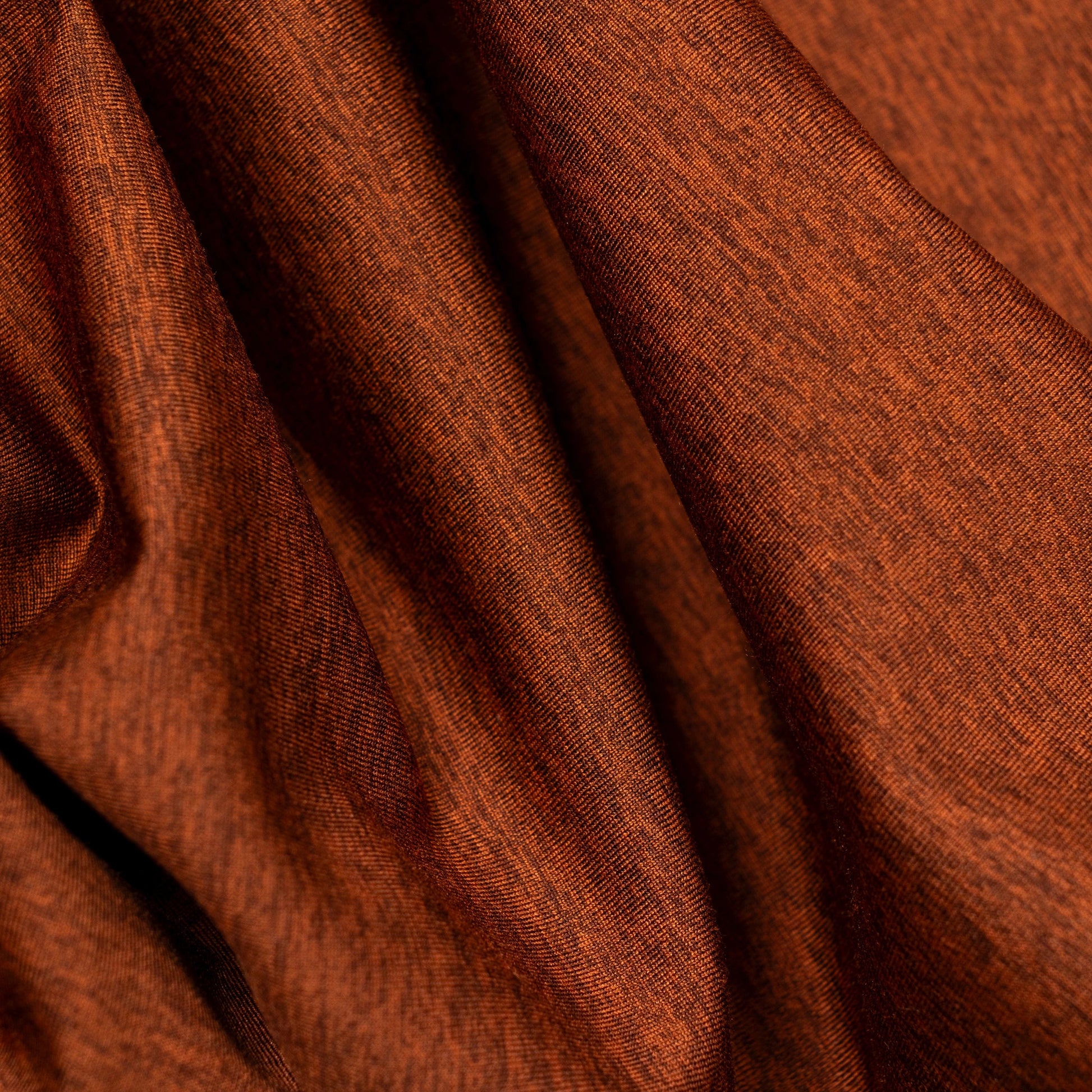Heathered Rust fabric texture detail of Bickford Athletic Quarter Zip Hoodie
