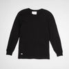 Bickford Everyday Long Sleeve Tee in Black, flat lay front view