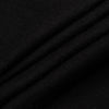 Cotton fabric texture detail of Bickford Everyday Long Sleeve Tee in Black