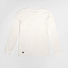 Bickford Everyday Long Sleeve Tee in Natural White, flat lay front view