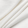 Cotton fabric texture detail of Bickford Everyday Long Sleeve Tee in Natural White