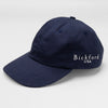 Bickford USA Unstructured Chino Cap in Navy with embroidered logo, front angle view